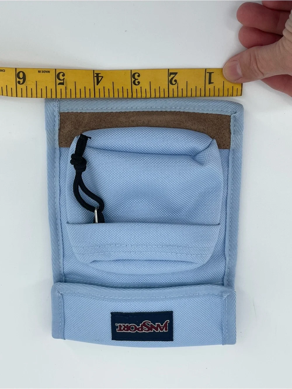 JanSport Light Blue Neck Pouch with Front Pocket